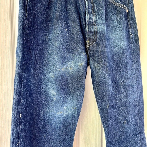 Vtg Levis 501 XX Jeans Mens 40x30 Blue Button Fly Straight Leg Medium Wash Denim - Picture 4 of 14